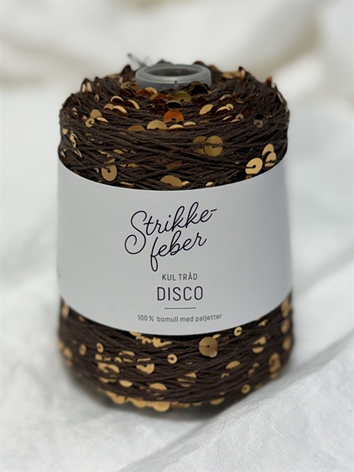 Disco - 200 g Fv. 1611 Brun med guld pailletter